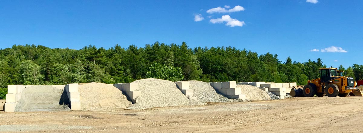 Leighton A. White, Inc. Milford NH 03055 - gravel, sand, stone, landscape materials, construction materials sales & delivery